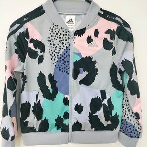 Adidas Girl's Multi-colored running jacket size 10-12